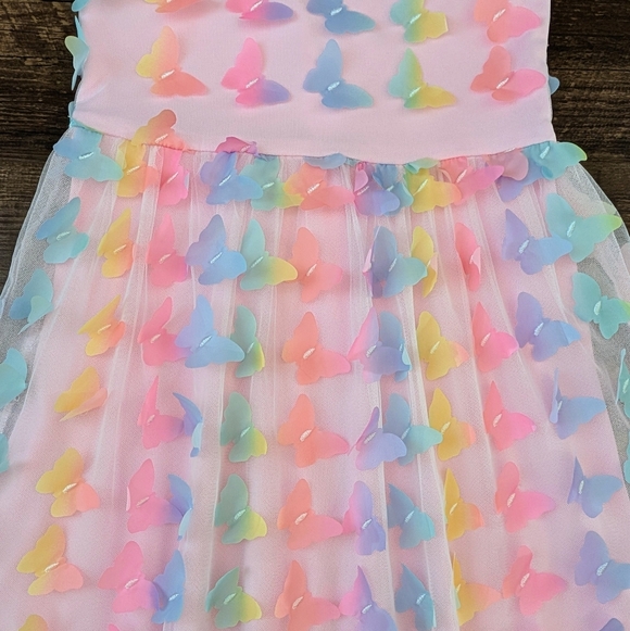Children's Place Pink Butterfly Dress - Picture 11 of 12